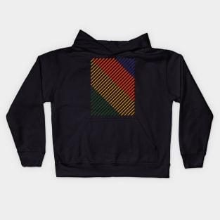 Abstract lines Kids Hoodie